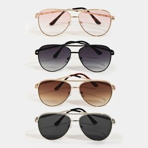 Pink Lens Aviator Sunglasses – UV400 – NWT